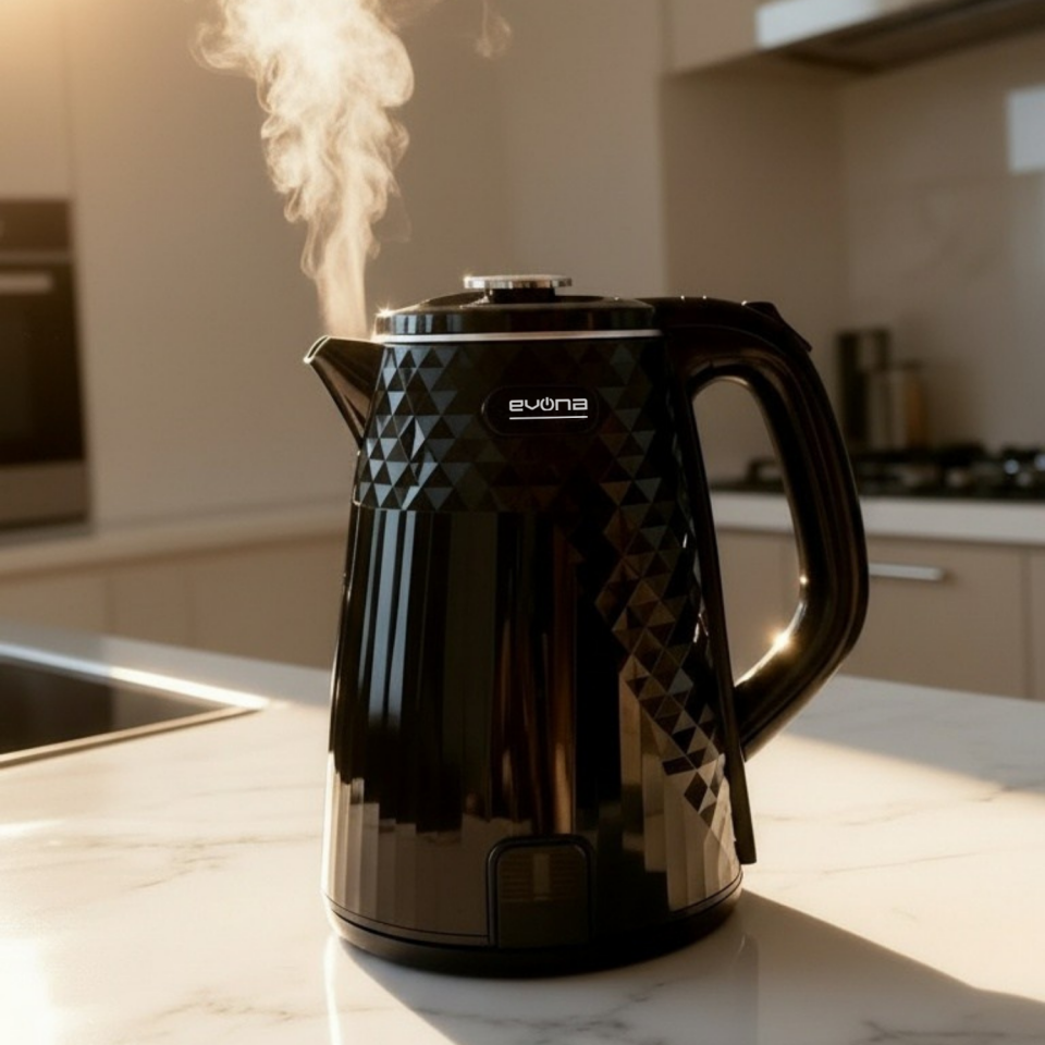 Noctera 2L Premium Elektrikli Kettle – Şık, Güçlü ve Sessiz Tasarım