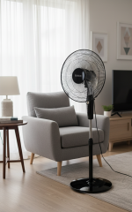 RÜZGAR 16” 55W Premium Ayaklı Vantilatör – Sessiz Güç, Maksimum Serinlik