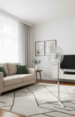 Meltem 16” 50W Sessiz Ayaklı Vantilatör – Sessiz Konfor, Zarif Serinlik